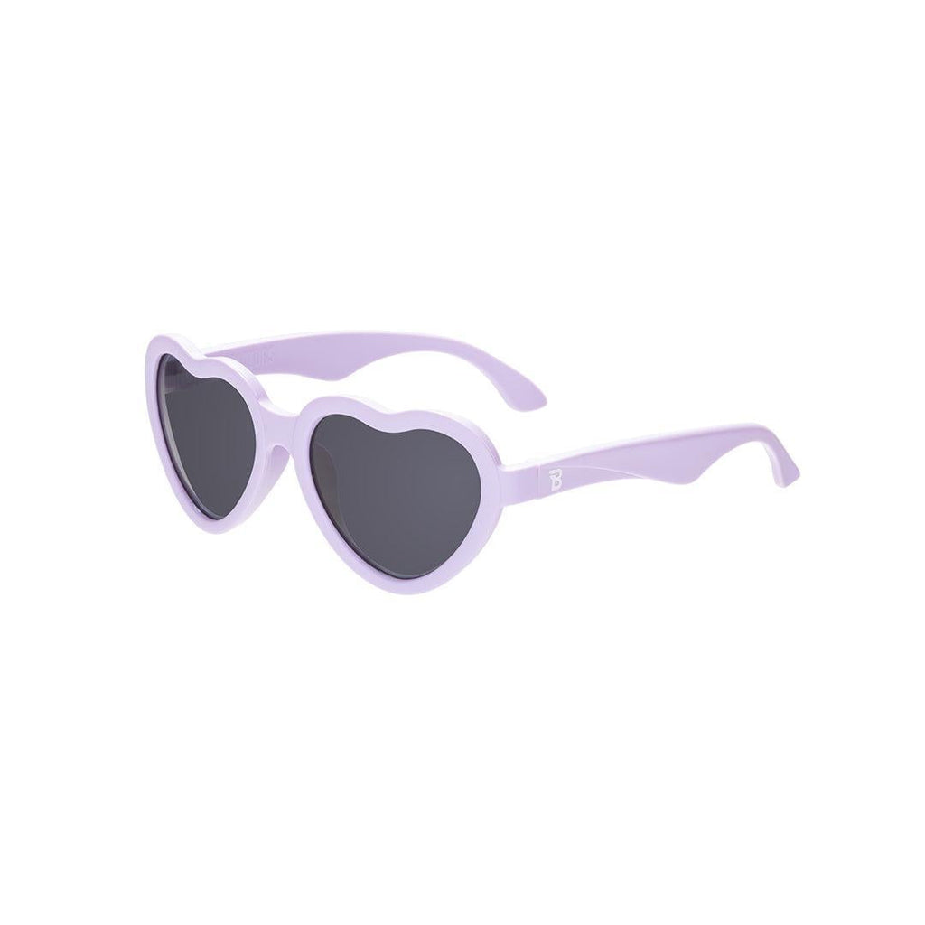 Babiators Original Heart kids sunglasses in Irresistible Iris 0-2 years flat lay