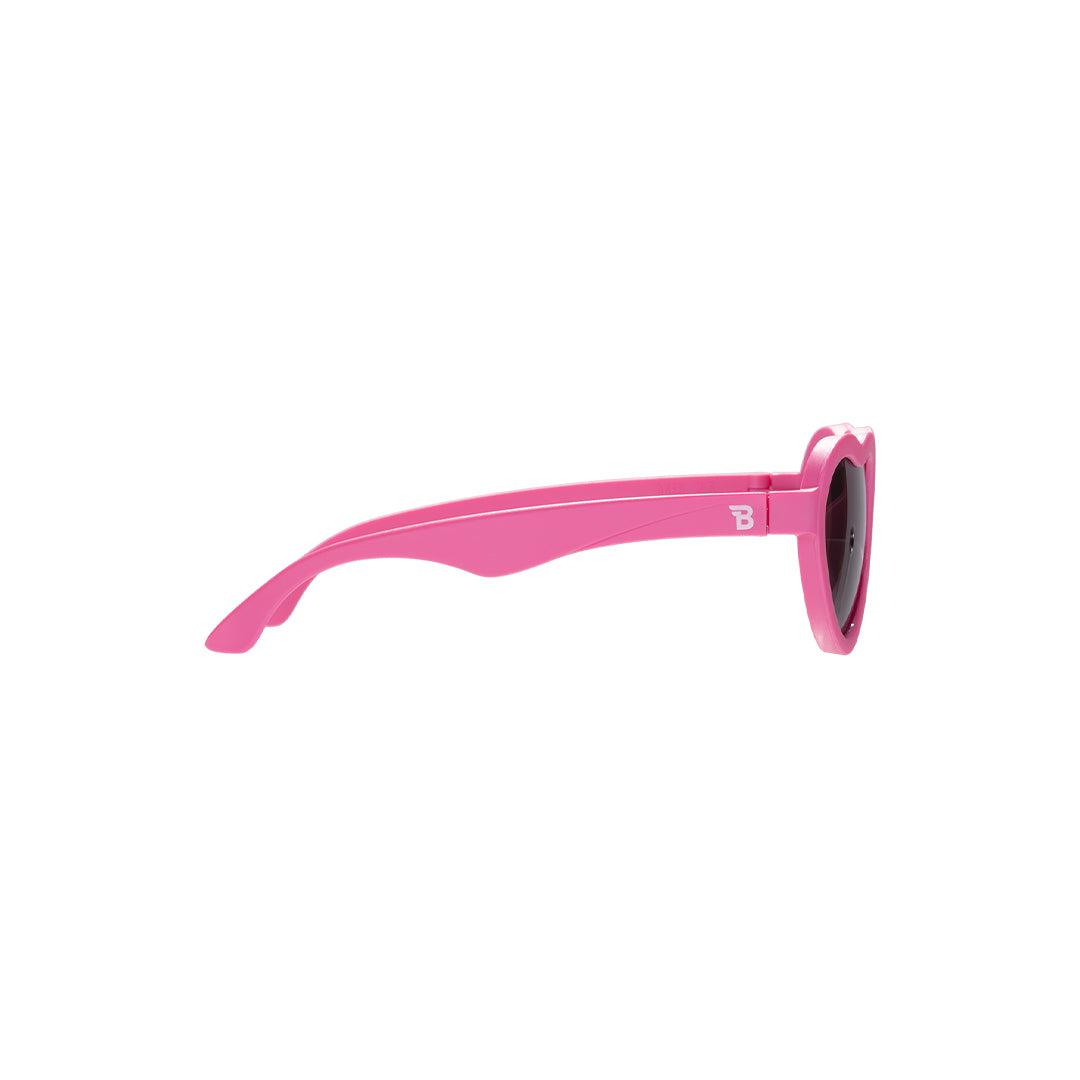 Babiators Original Heart Paparazzi Pink kids sunglasses side view