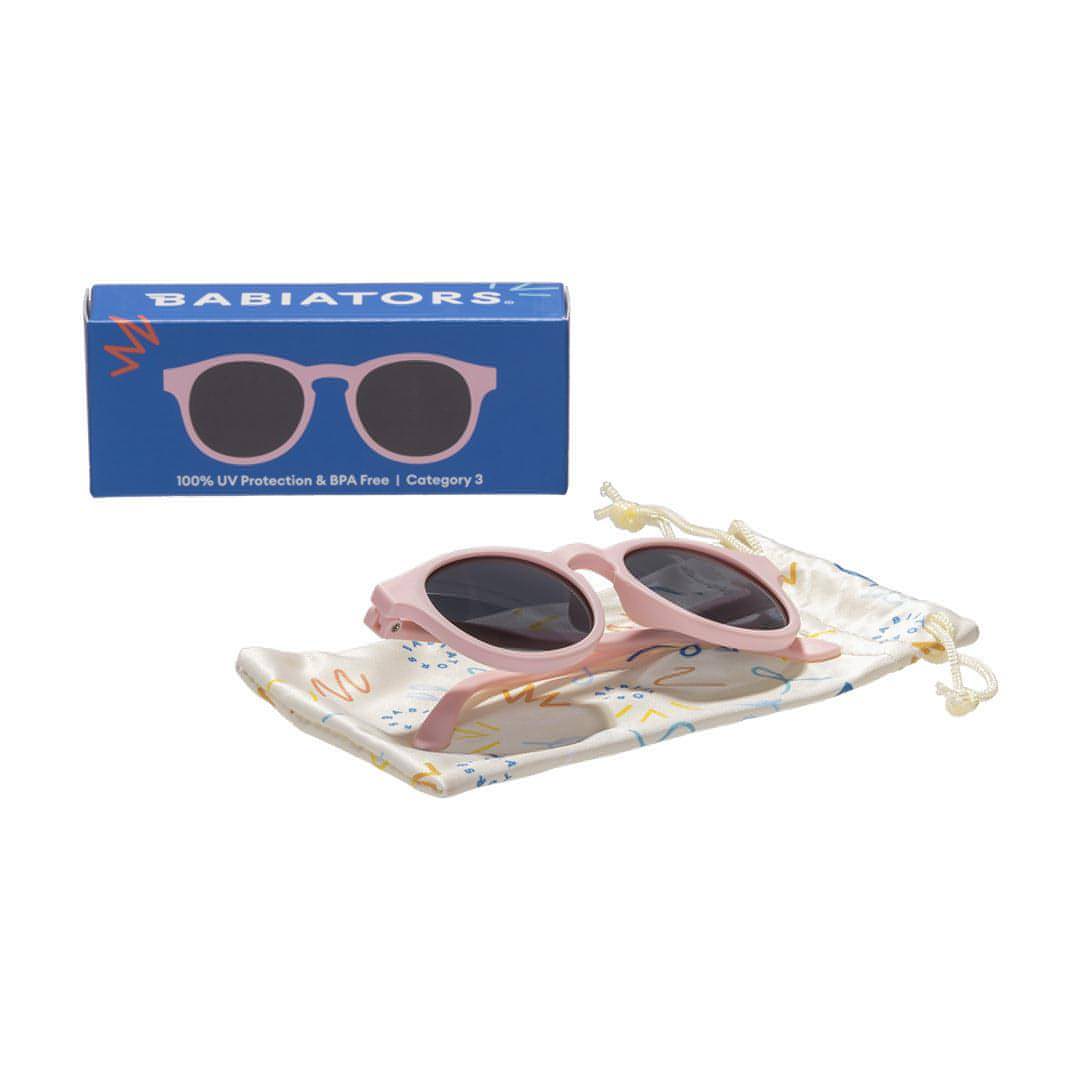 Babiators Original Keyhole Ballerina Pink sunglasses side detail