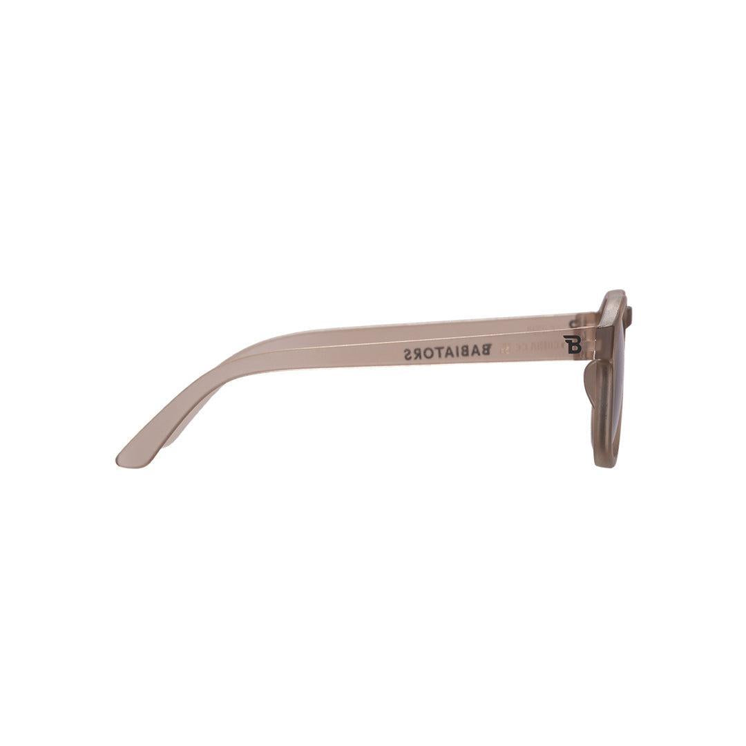 Babiators Original Keyhole kids sunglasses in Cocoa Cloud 3-5 years flat lay