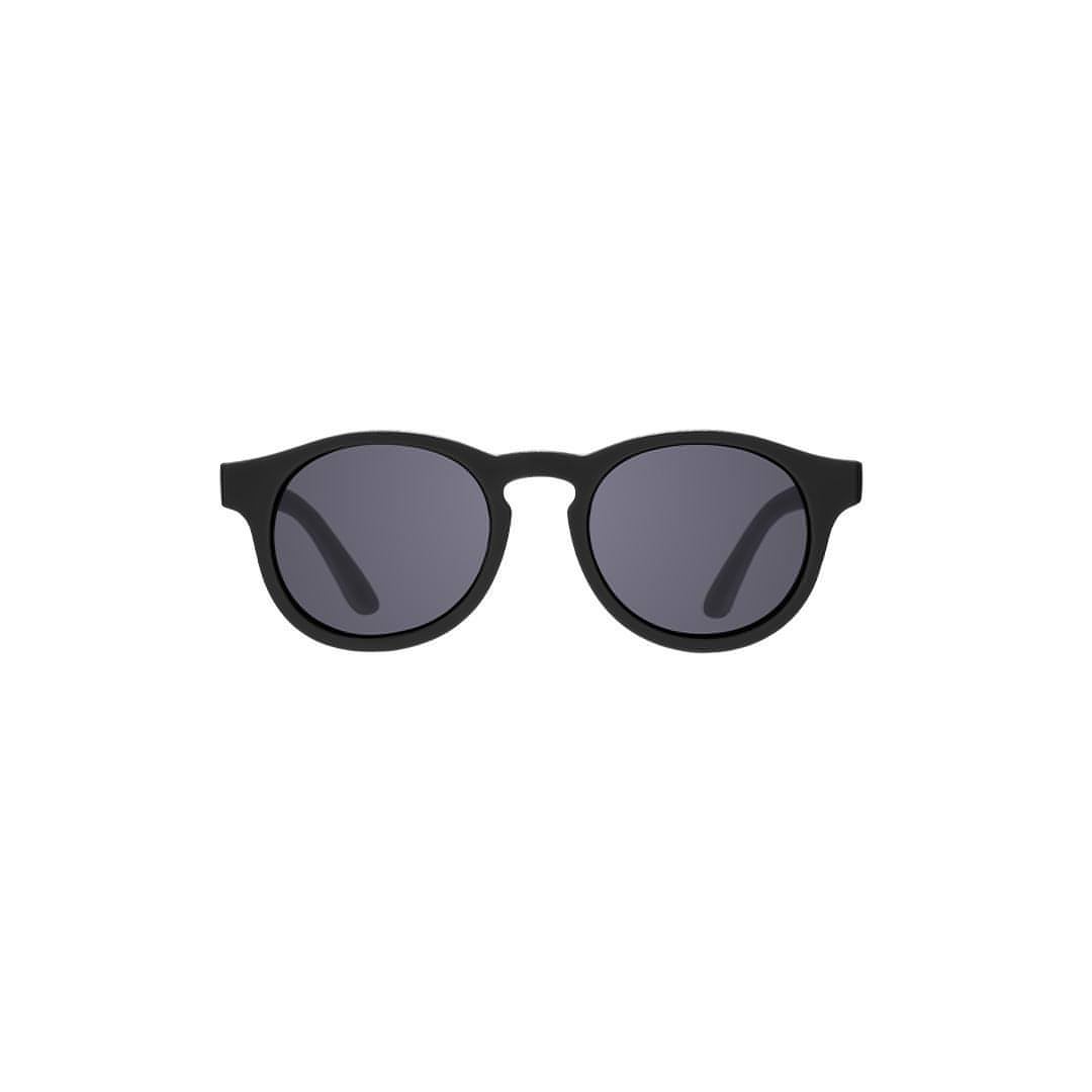 Babiators Original Keyhole kids sunglasses in Jet Black 3-5 years flat lay