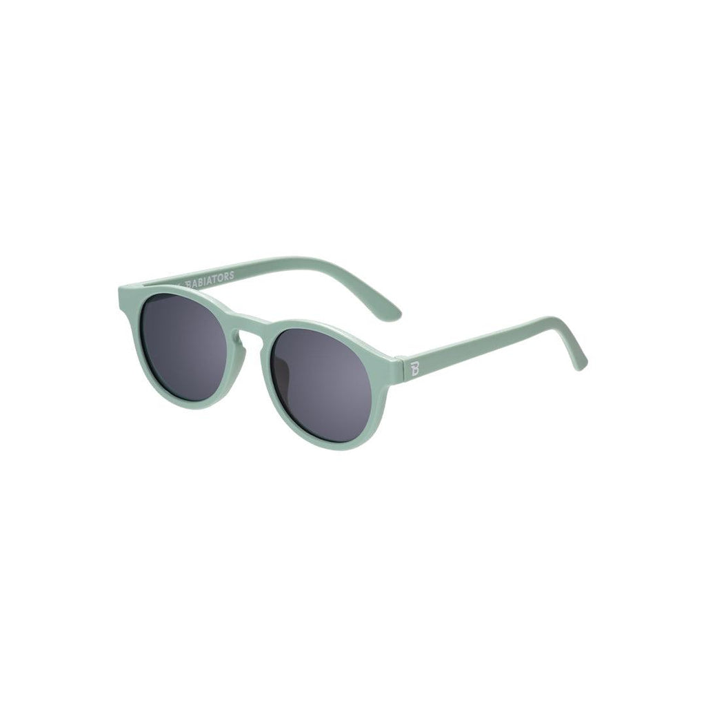 Babiators Original Keyhole kids sunglasses in Mint to Be 0-2 years flat lay