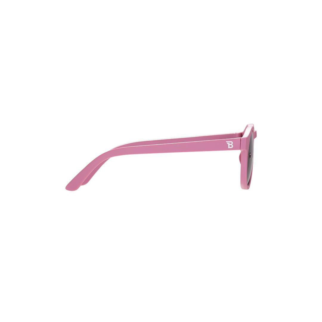 Babiators Original Keyhole Moon Cherry kids sunglasses side view