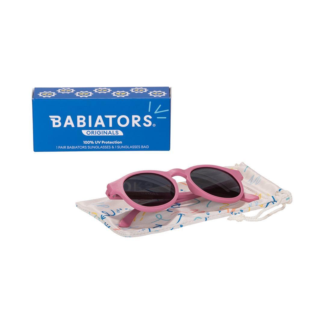 Babiators Original Keyhole Moon Cherry kids sunglasses front view