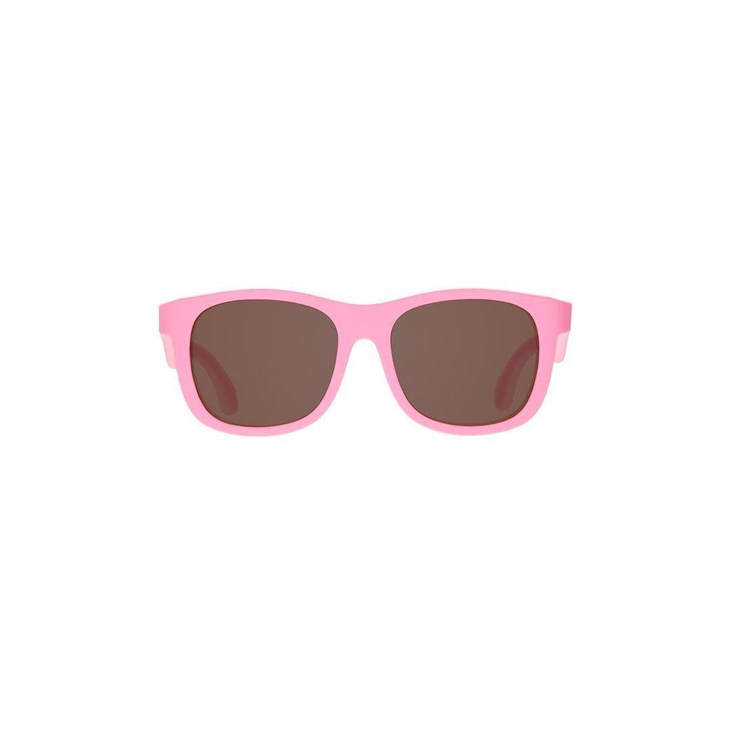 Babiators Original Navigator kids sunglasses in Candy Pink 3-5 years flat lay