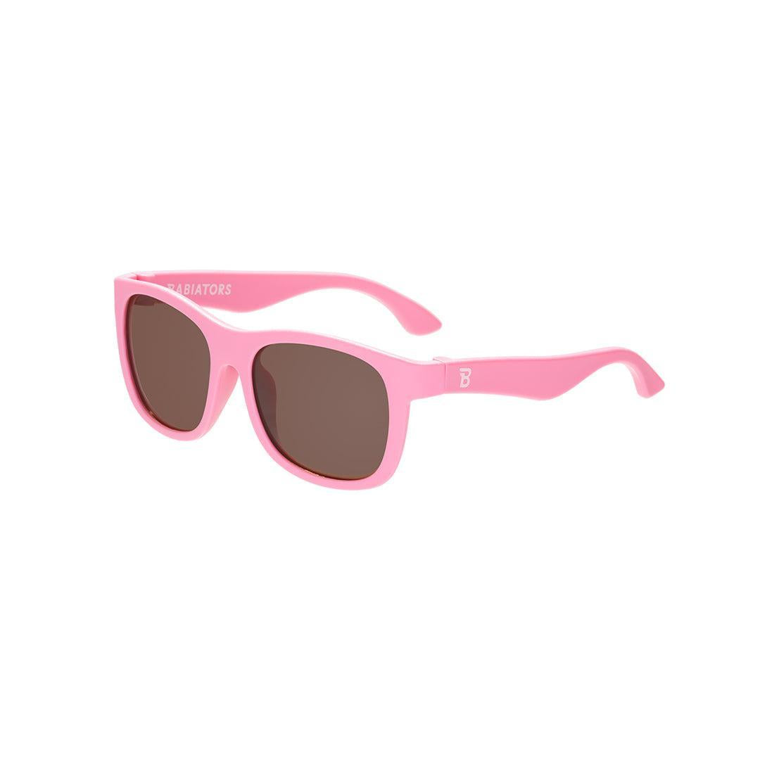 Babiators Original Navigator kids sunglasses in Candy Pink 0-2 years flat lay