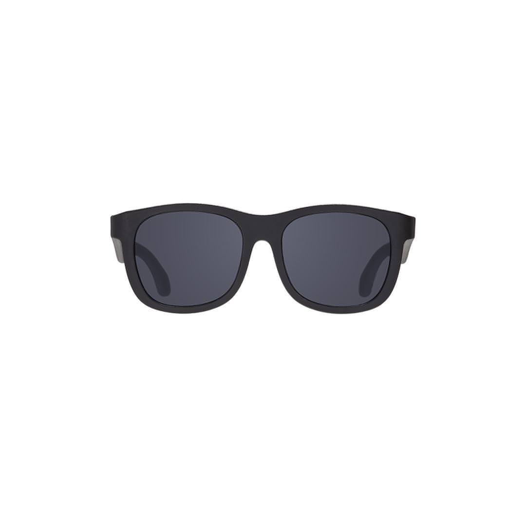 Babiators Original Navigator kids sunglasses in Jet Black 3-5 years flat lay