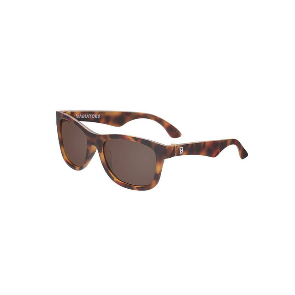 Babiators Original Navigator kids sunglasses in Totally Tortoise 0-2 years flat lay