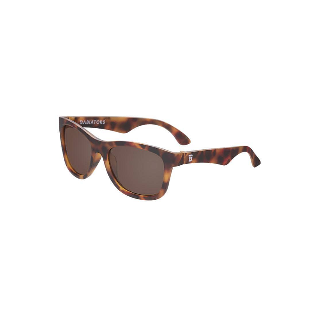 Babiators Original Navigator kids sunglasses in Totally Tortoise 0-2 years flat lay