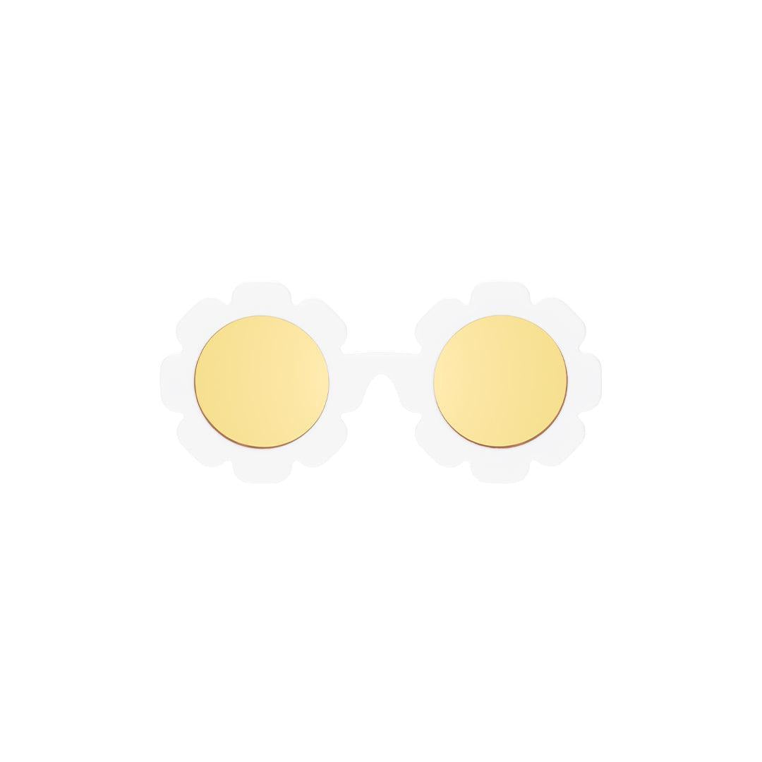 Babiators Polarised Flower kids sunglasses in Daisy 3-5 years flat lay
