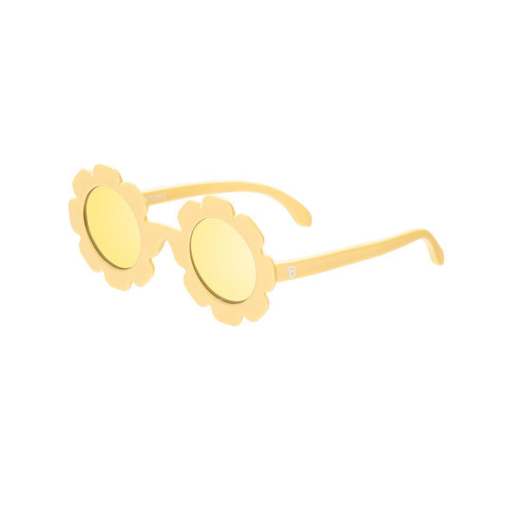 Babiators Polarised Flower kids sunglasses in Sun Ray 0-2 years flat lay