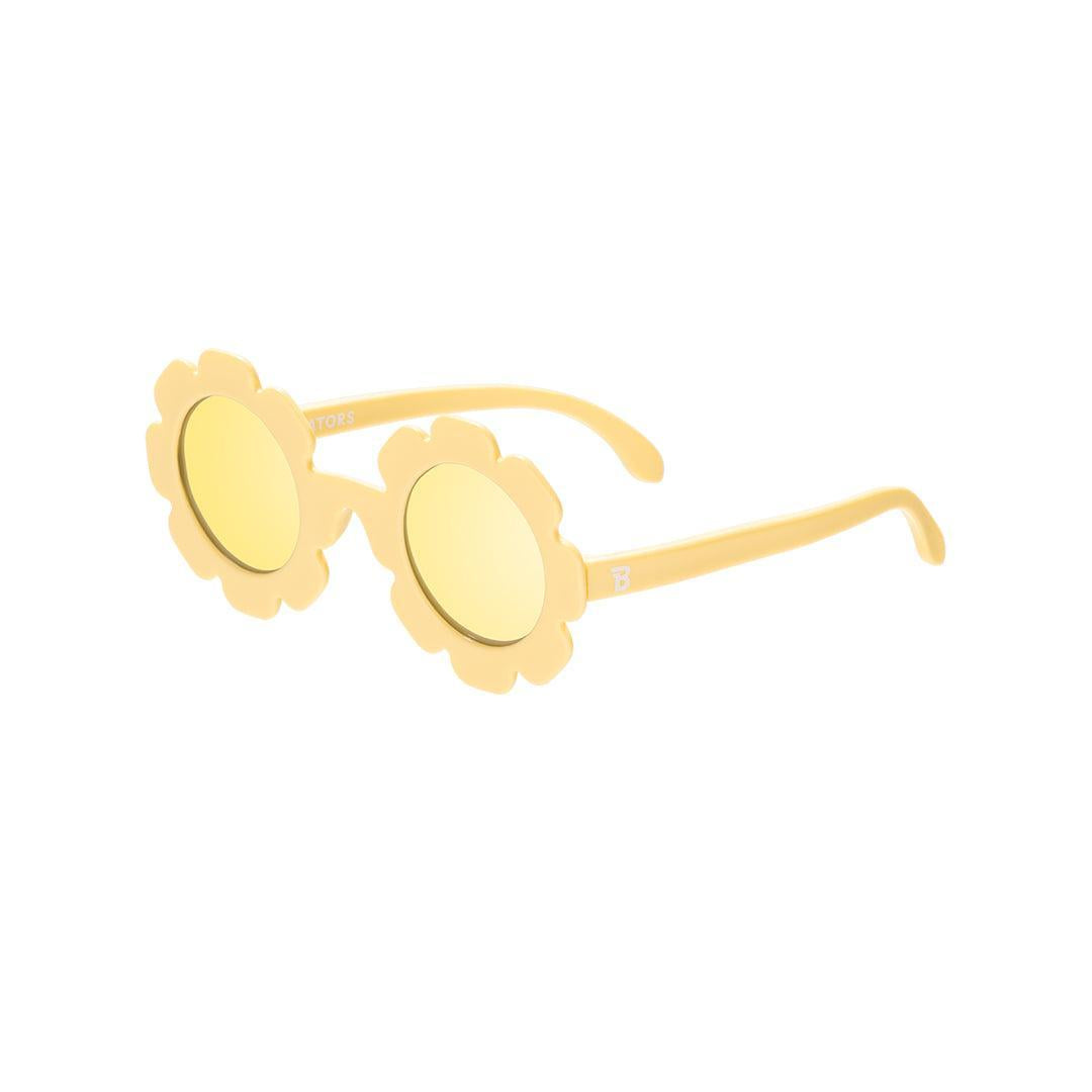Babiators Polarised Flower kids sunglasses in Sun Ray 0-2 years flat lay