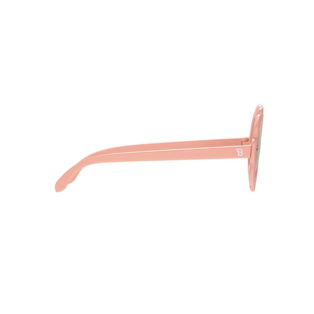 Babiators Polarised Flower Peachy Keen kids sunglasses side view