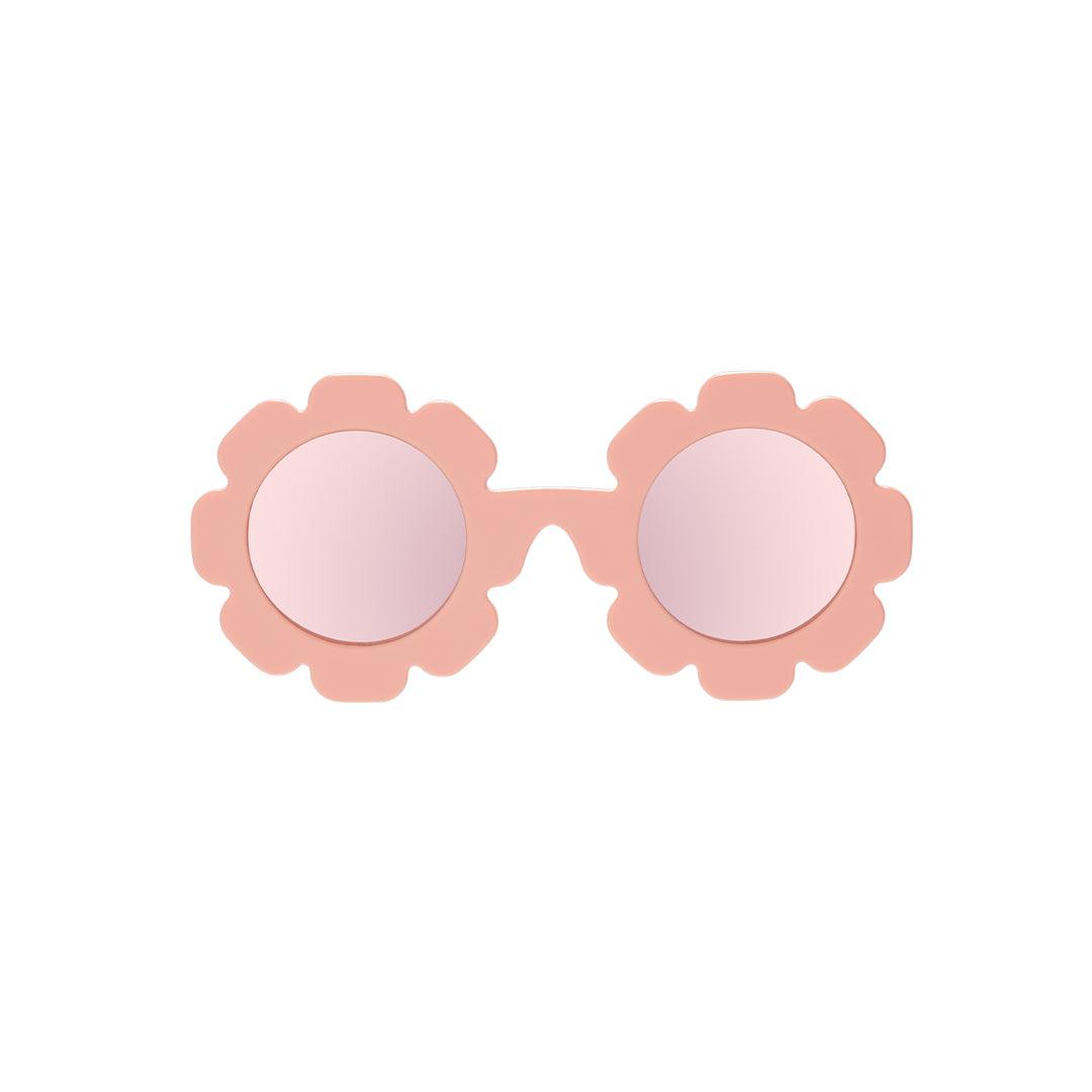 Babiators Polarised Flower kids sunglasses in Peachy Keen 3-5 years flat lay