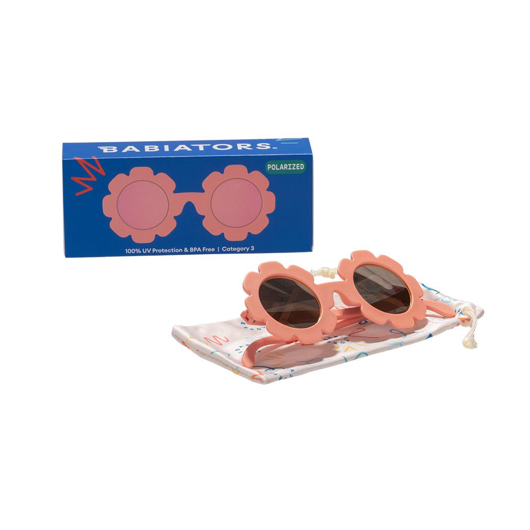 Babiators Polarised Flower Peachy Keen kids sunglasses front view