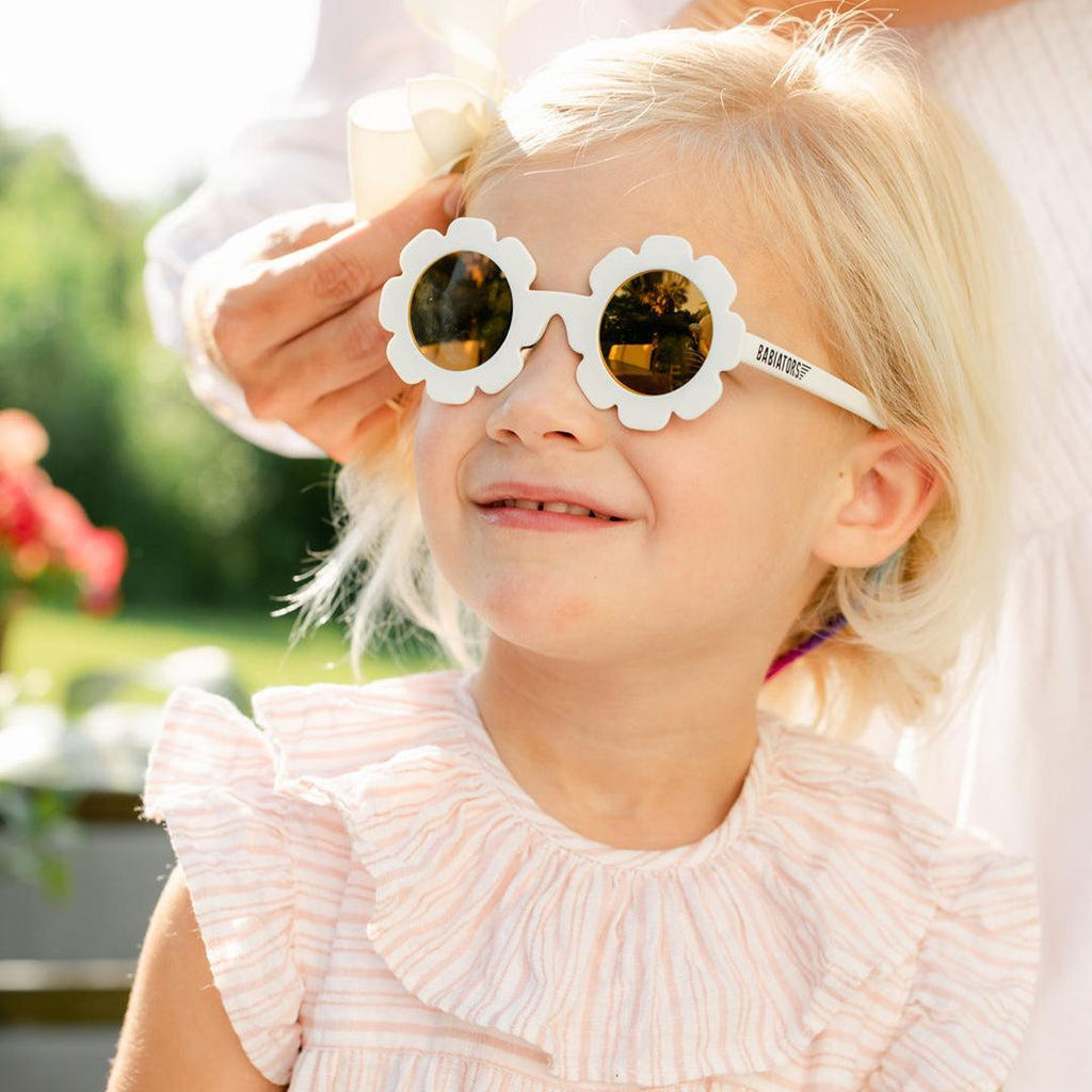 Babiators Polarised Flower Daisy sunglasses lifestyle image