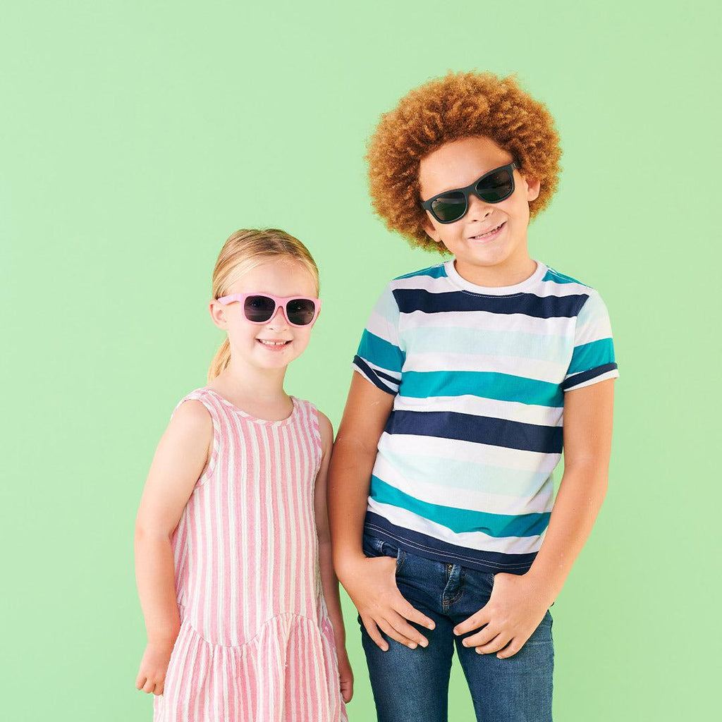 Babiators Polarised Navigator Jet Black Smoke sunglasses child lifestyle image