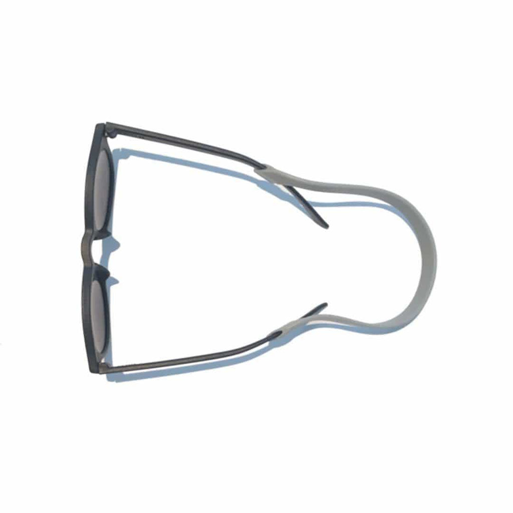 Babiators light grey kids sunglasses strap lifestyle image