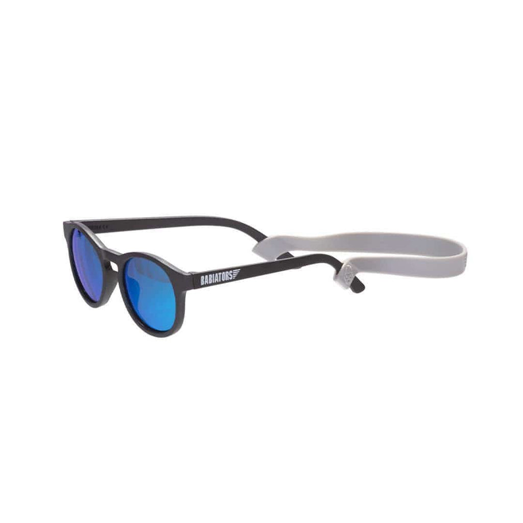 Babiators light grey sunglasses strap with adjustable silicone fit detail
