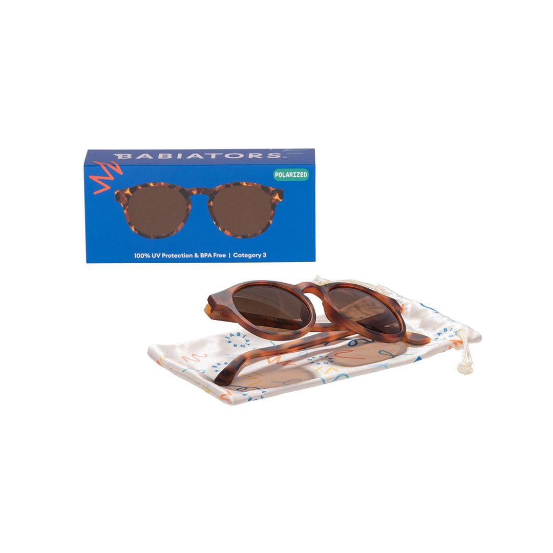 Babiators Polarised Keyhole Totally Tortoise kids sunglasses front view