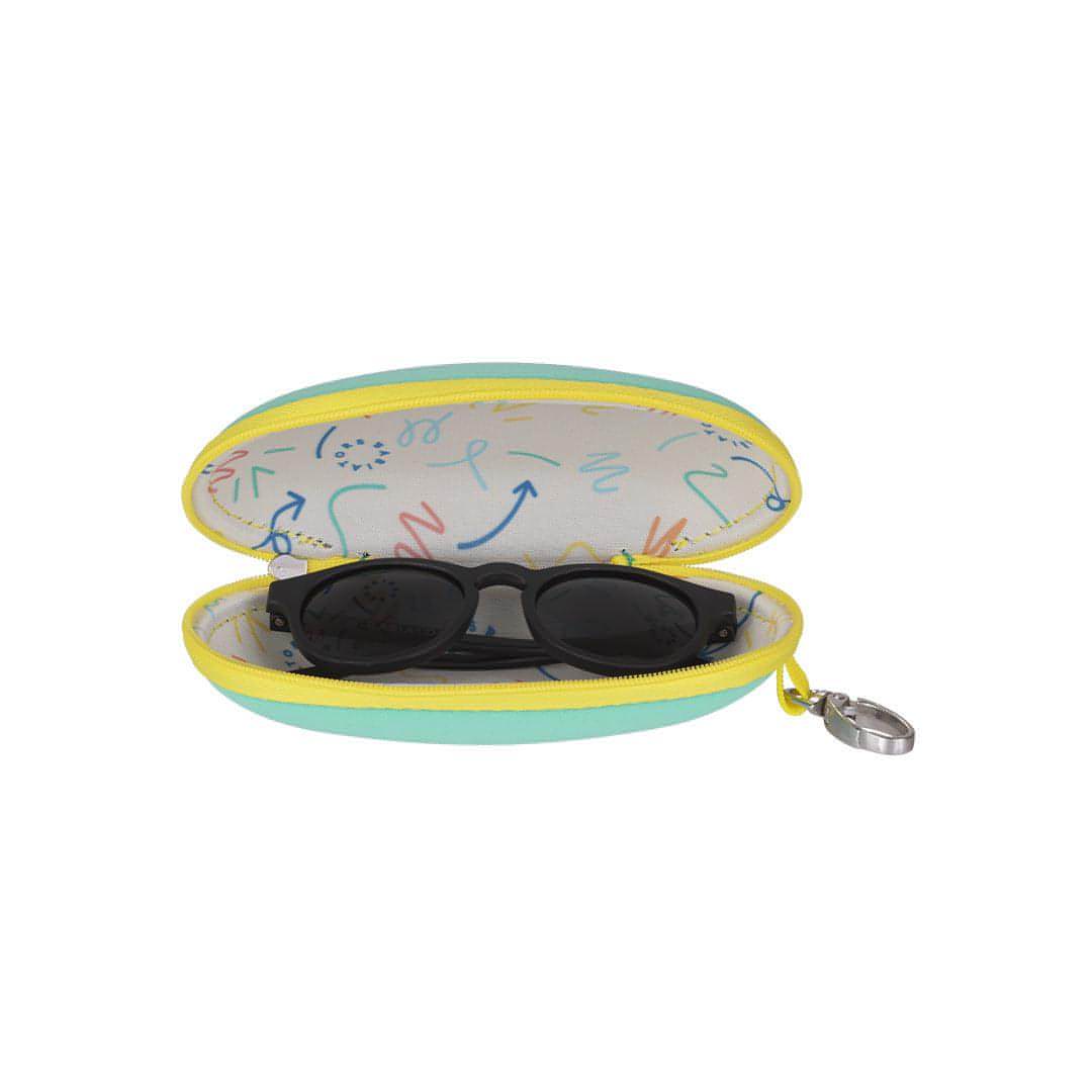 Babiators Aqua with Yellow Trim sunglasses travel case product detail