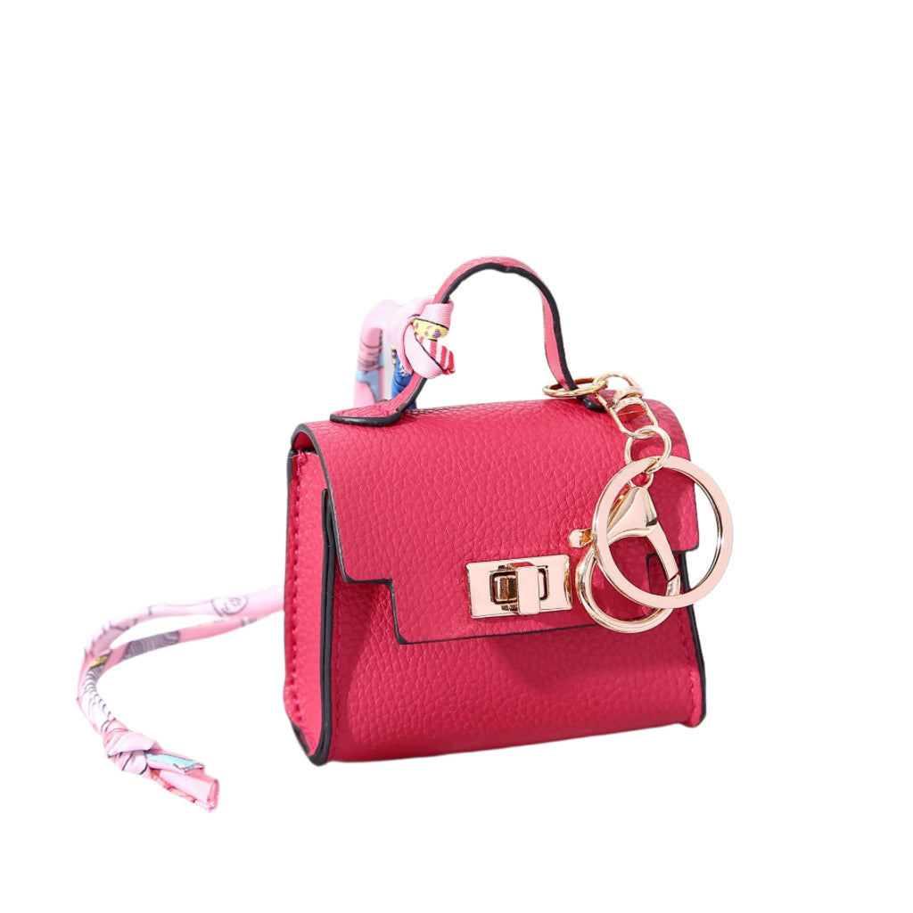 Kenike light luxury mini bag pendant and handle detail