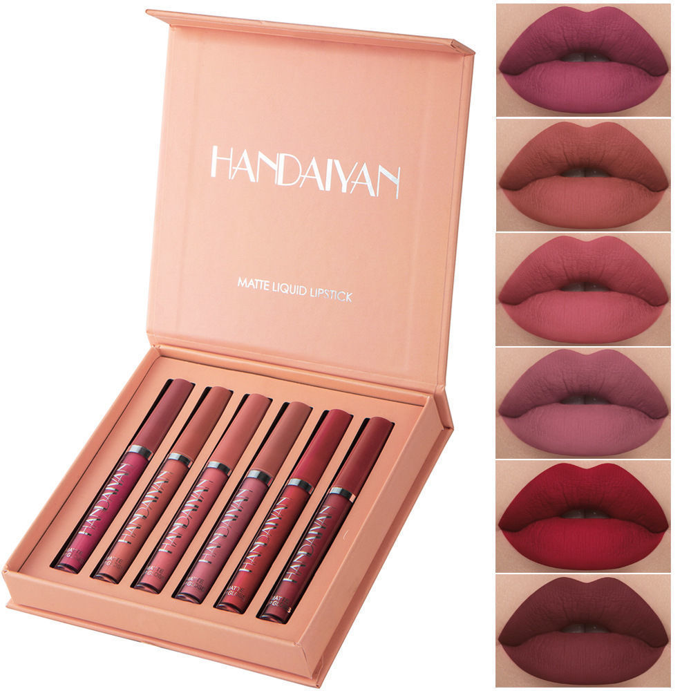 Big Red lip gloss set product close-up