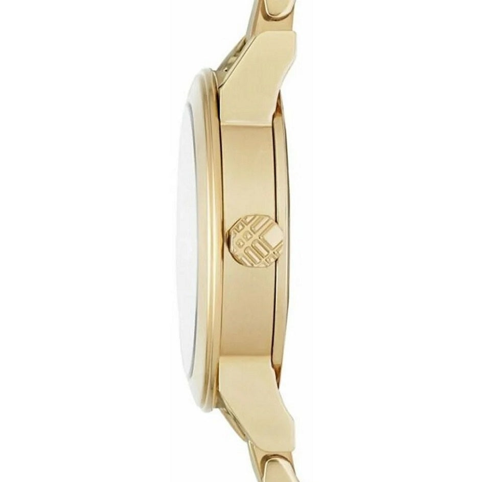 Burberry BU9234 gold watch side profile