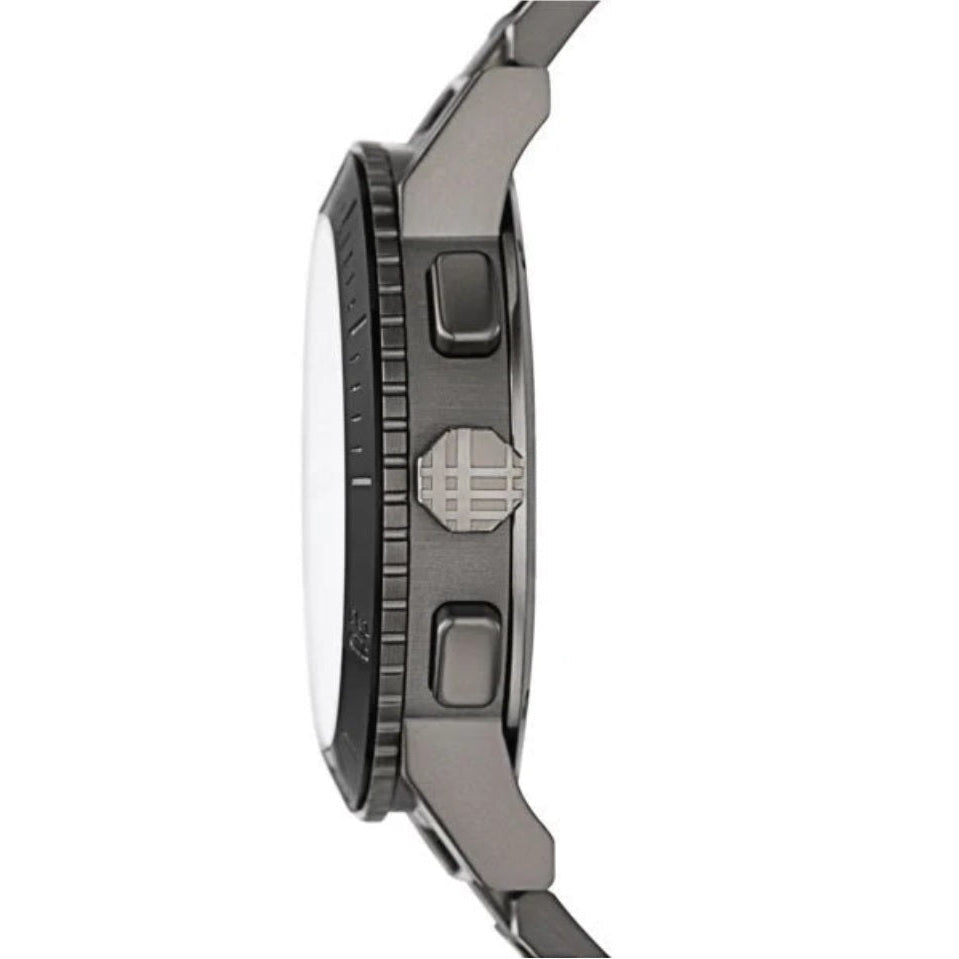 Burberry BU9381 grey dial watch side view