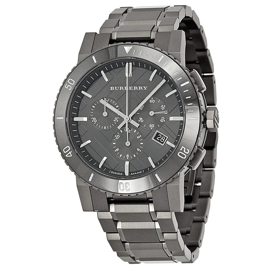 Burberry BU9381 grey watch front view