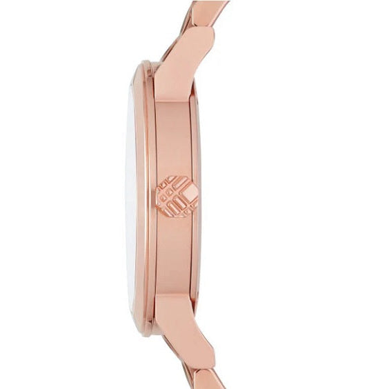 Burberry BU9146 rose gold watch side view