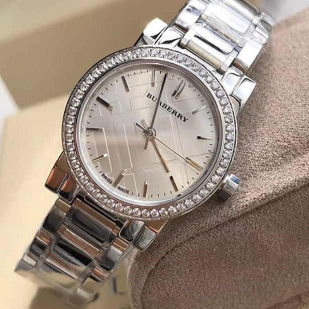 Burberry BU9220 silver watch glamour shot