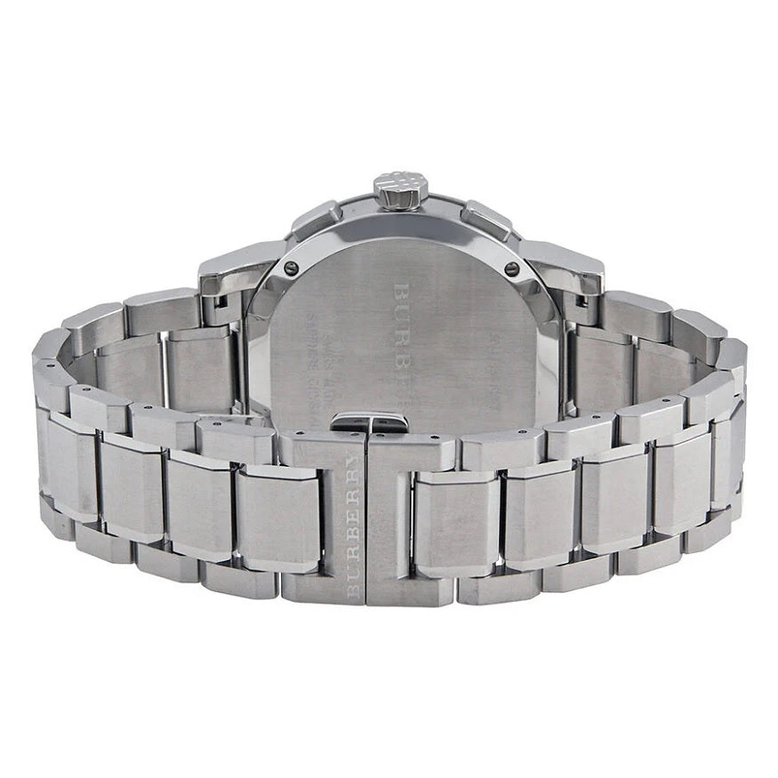 Burberry BU9363 stainless steel watch caseback view