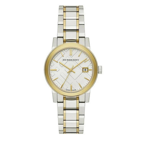 Burberry BU9115 The City women’s two-tone watch front view