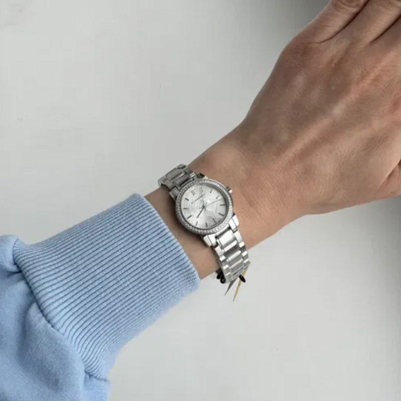 Burberry BU9220 women’s watch on wrist in daylight