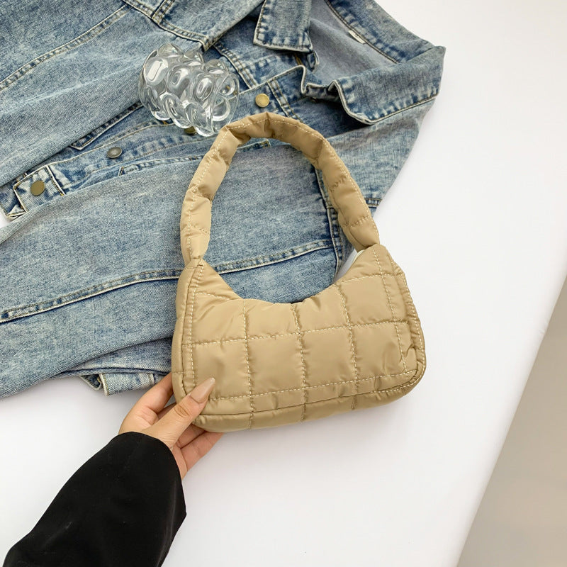 Kenike khaki New Moon one shoulder underarm bag variant