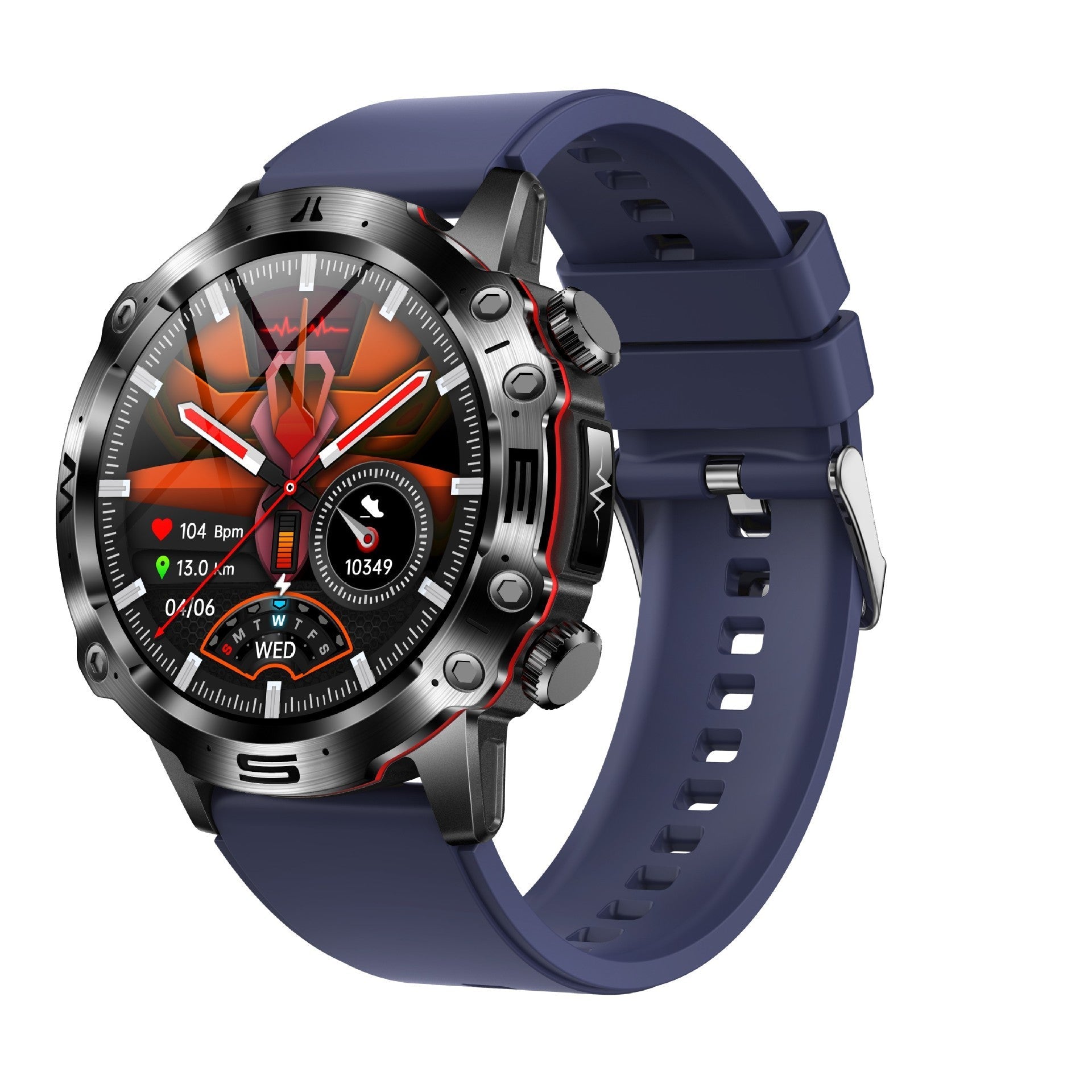 Kenike HD ECG outdoor smart watch display detail