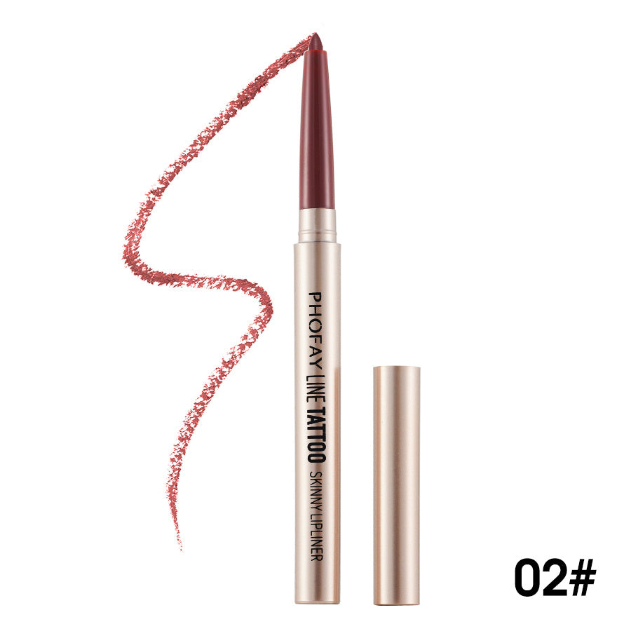 PHOFAY waterproof lipliner shade 04 detail