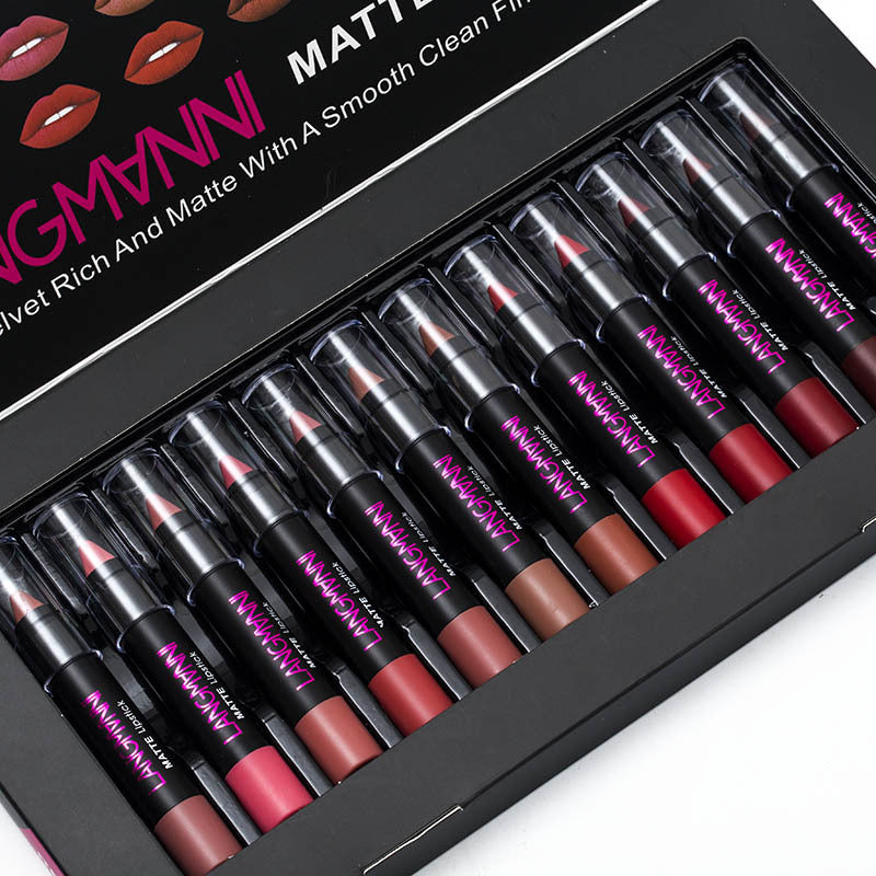Kenike matte lipstick kit shade range detail