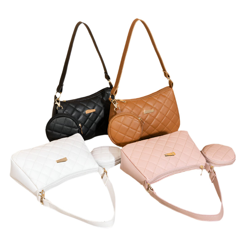 Kenike women's shoulder bag interior and opening detail