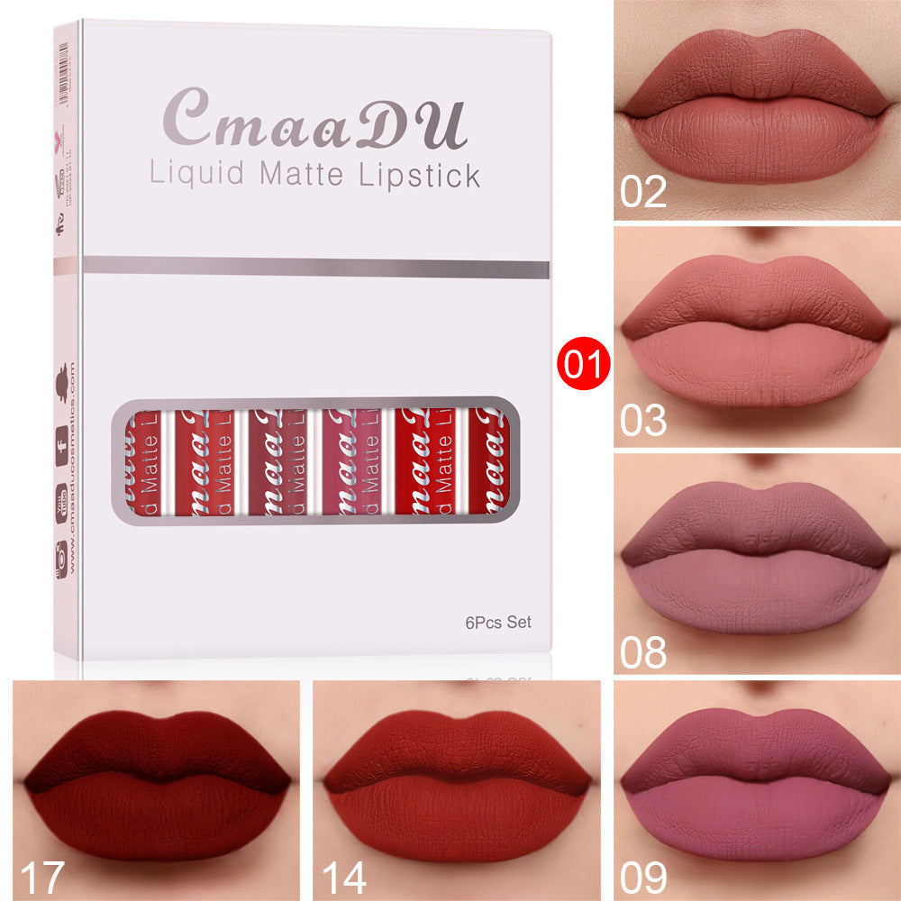 Non-stick cup lipstick set shade option B