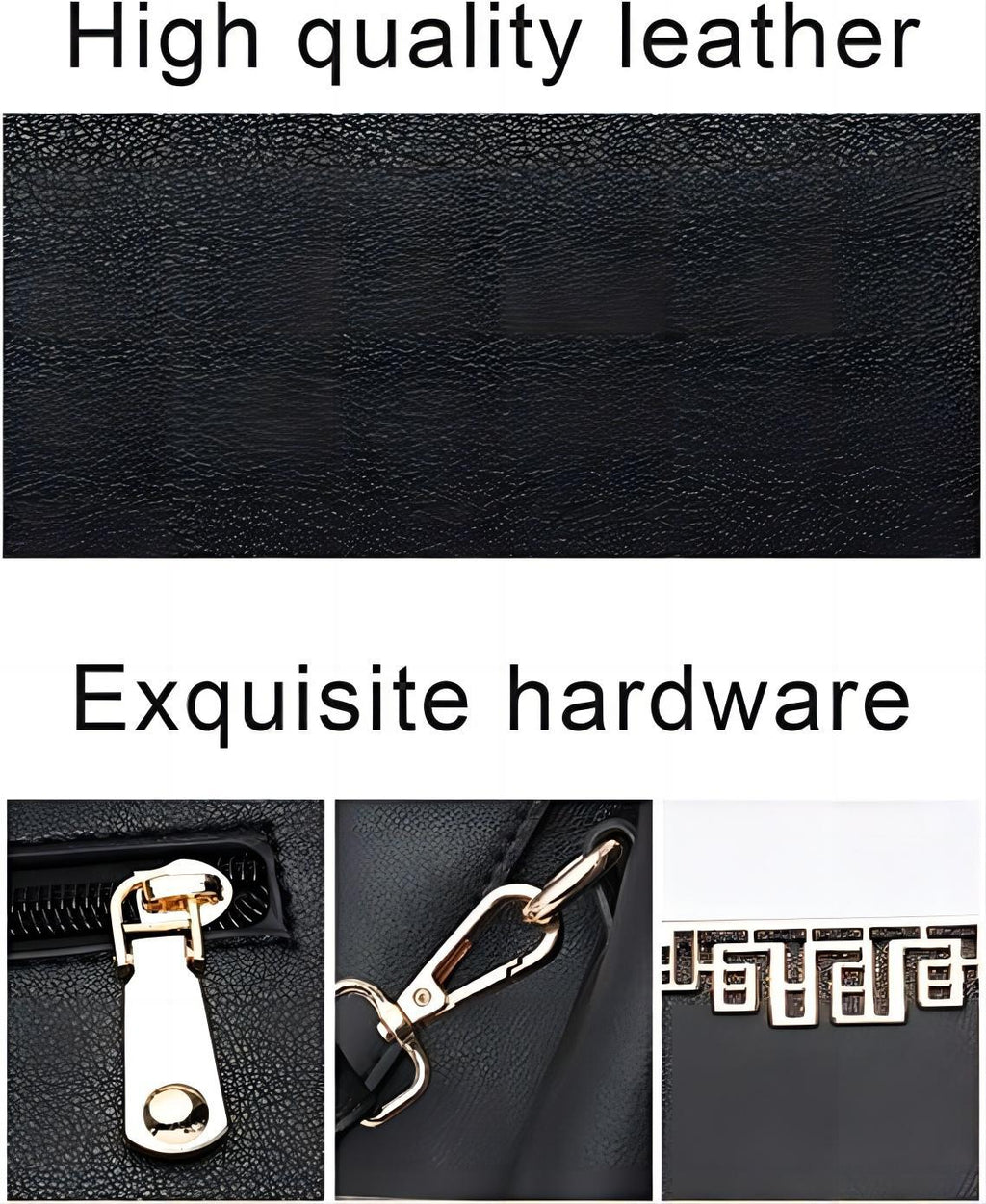 Kenike flower pattern spliced bag size and shape detail