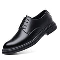 Kenike men's British commuter leather shoes final detail