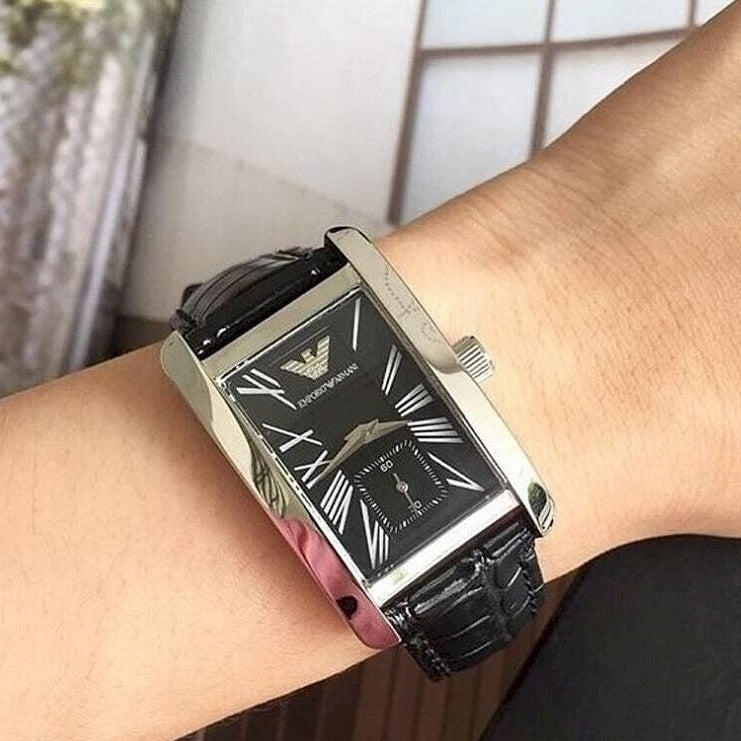 Emporio Armani AR0143 Classic men’s watch on wrist