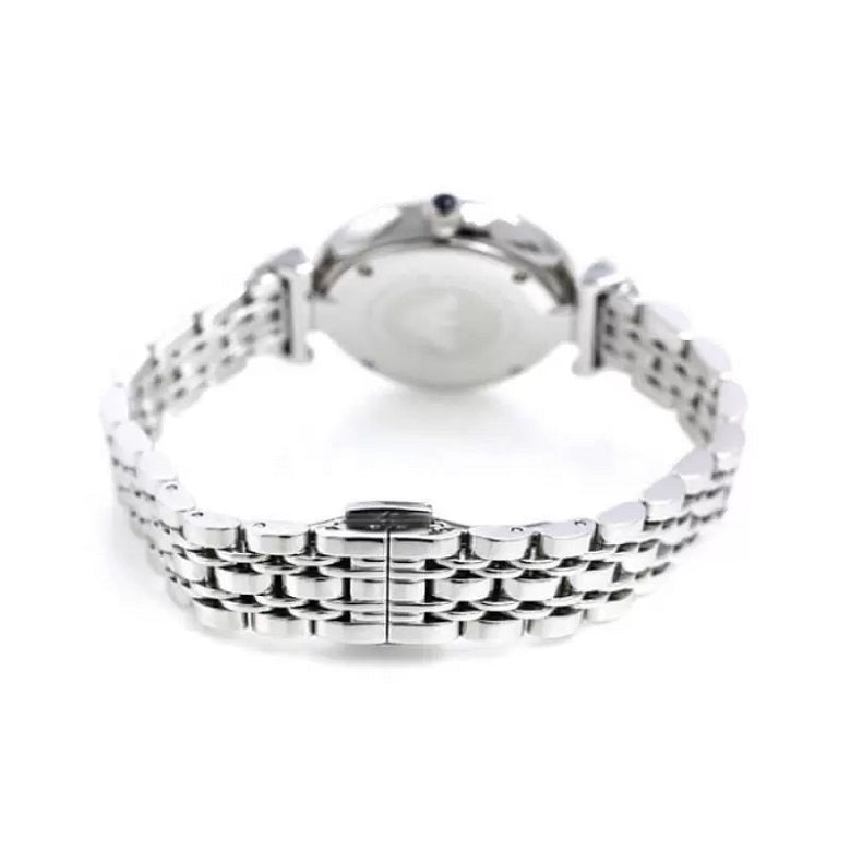Emporio Armani AR11091 silver strap watch caseback view