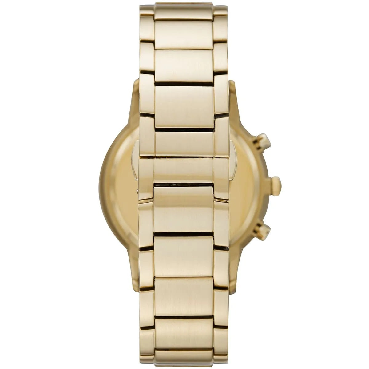 Emporio Armani AR11332 gold bracelet watch back view