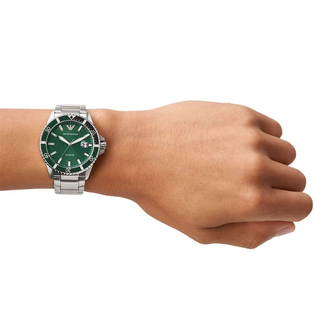 Emporio Armani AR11338 watch on male wrist