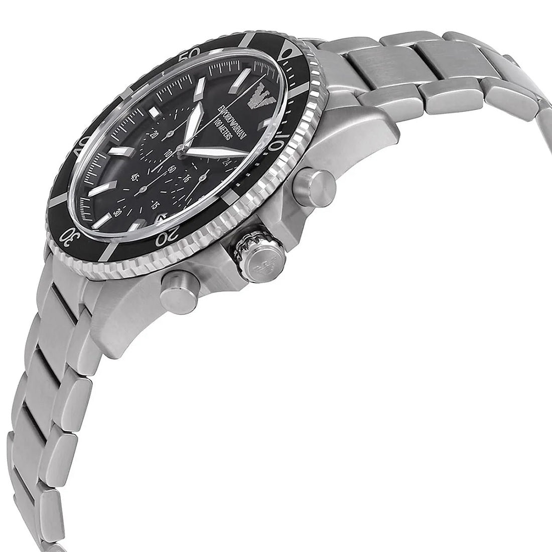 Emporio Armani AR11360 Diver watch angled view