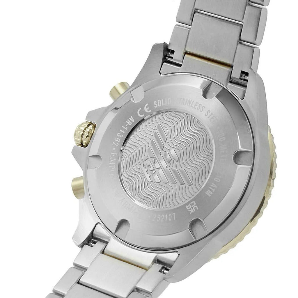 Emporio Armani AR11362 diver watch back view