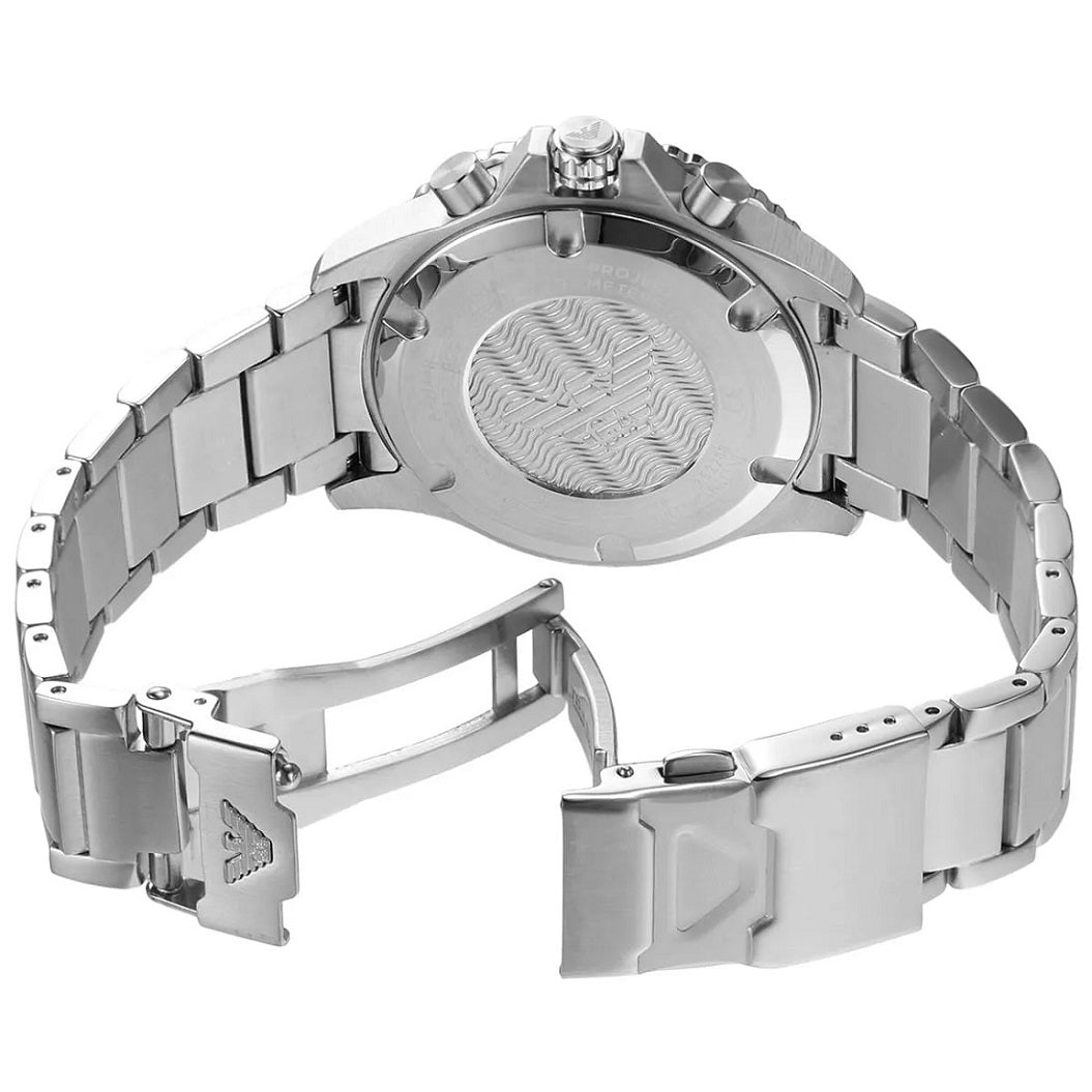 Emporio Armani AR11500 stainless steel strap and clasp detail